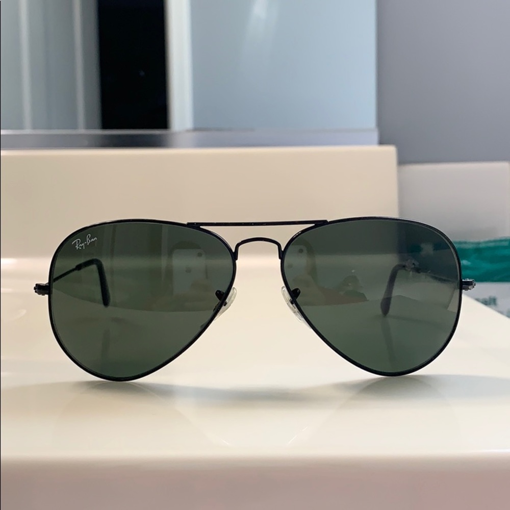 All black Rayban Sunglasses